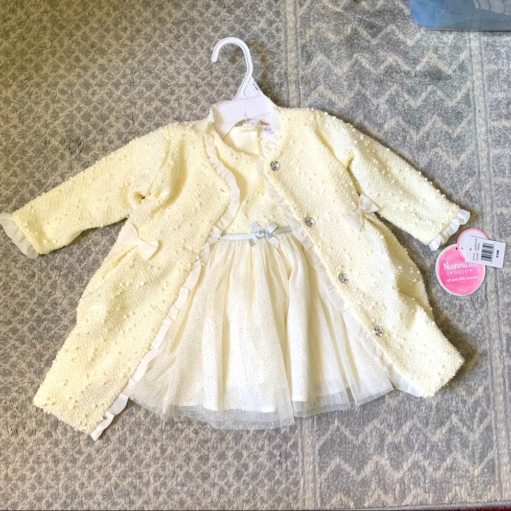 Nannette- Dress & Jacket Holiday Set- NWT